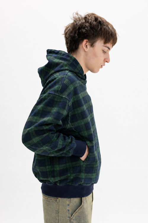Blackwatch Tartan Hidden Pocket Hoodie