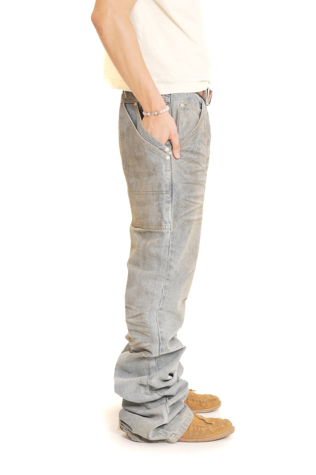 Bleu Waxed Stacking Denims