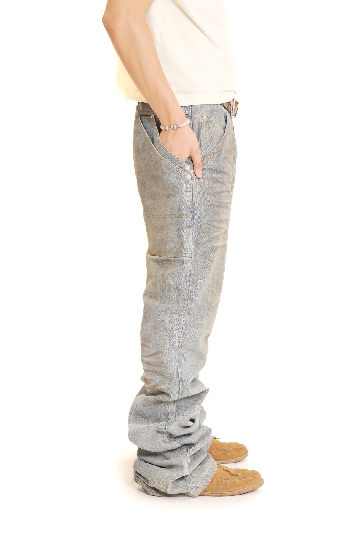Bleu Waxed Stacking Denims