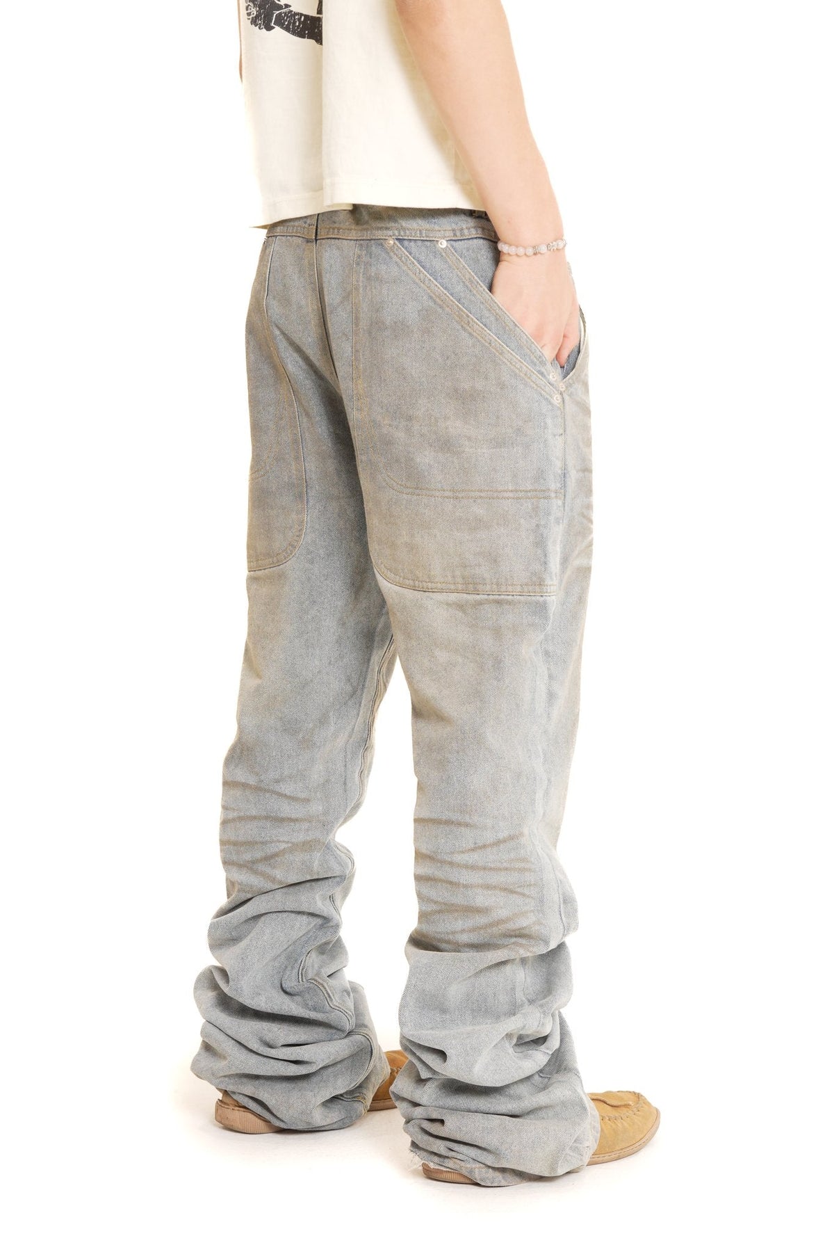 Bleu Waxed Stacking Denims