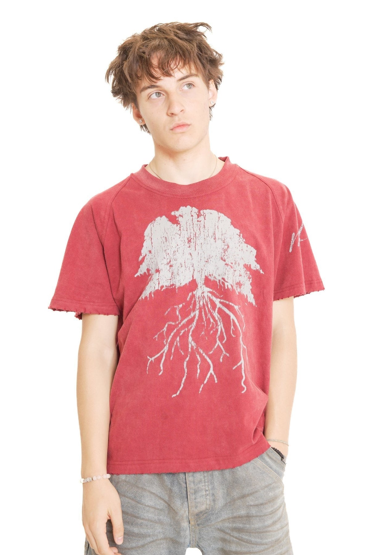 Red T.O.L Raglan Tee