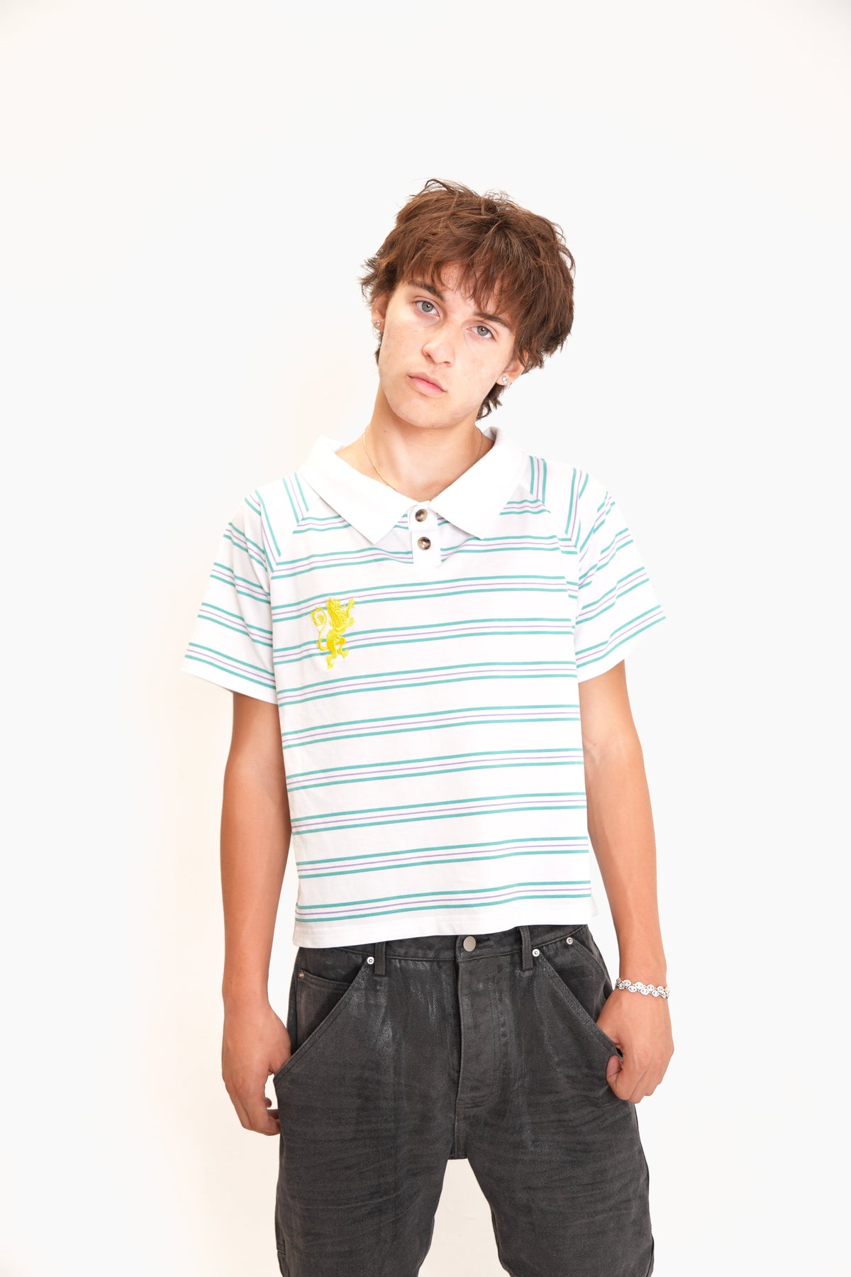 Striped Vacation Polo