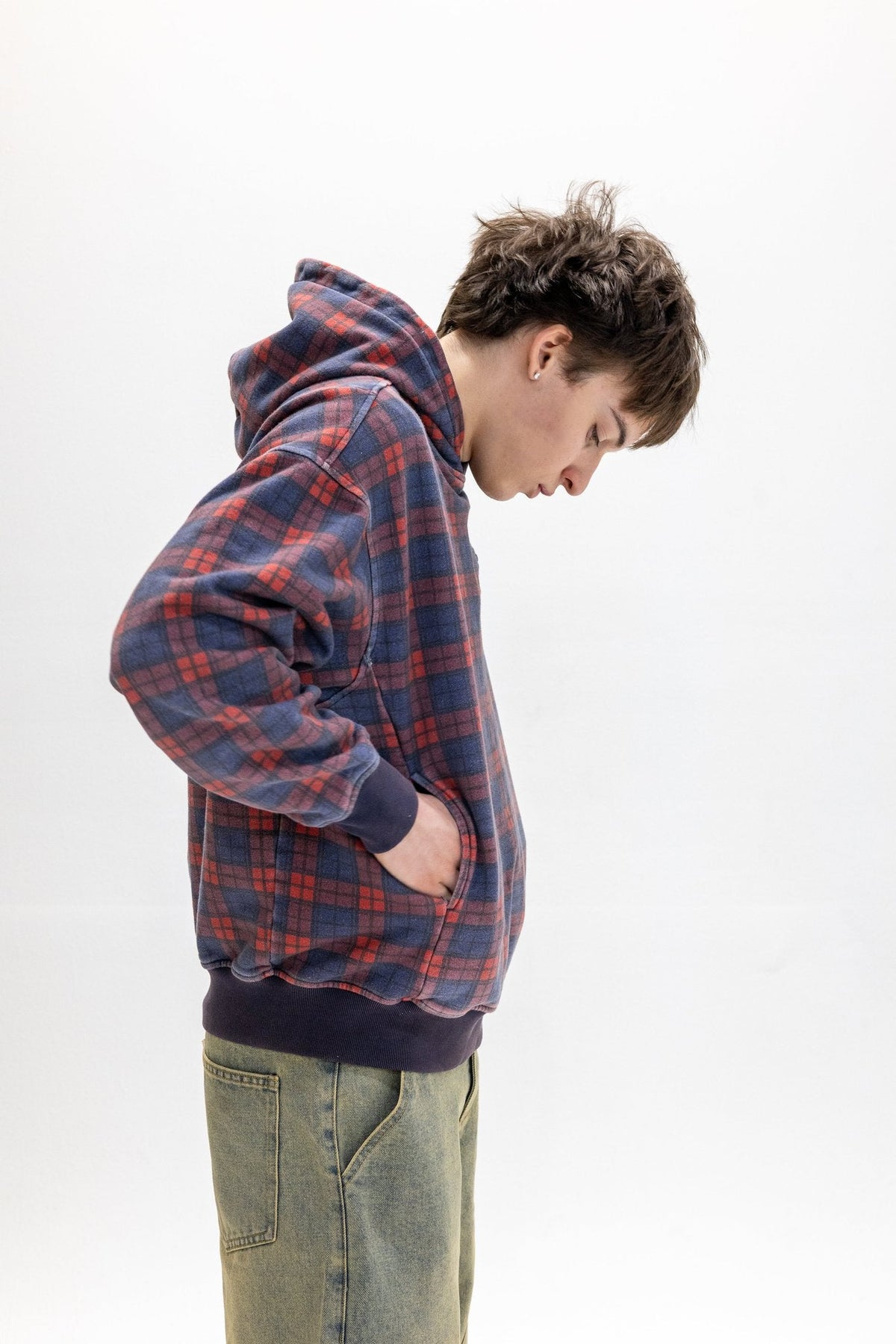 Original Tartan Hidden Pocket Hoodie